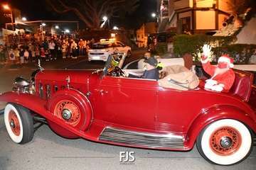 Papá Noel visita de sorpresa Lomo Magullo (Telde)/Francisco Javier Santana.